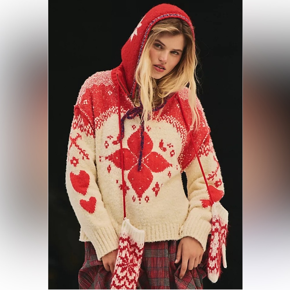NWT FREE PEOPLE MYTHICAL KNIT SWEATER - Picture 5 of 6